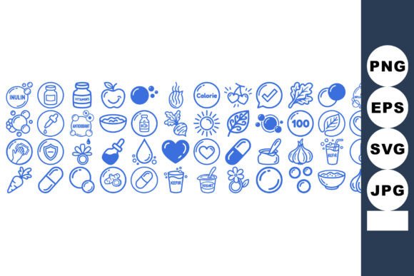 Health Icons Medical Line Art Set