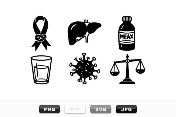 Medical Awareness Icon Set