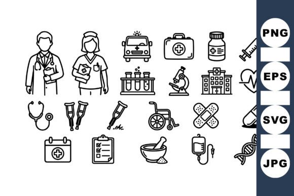 Medical Care Icon Set