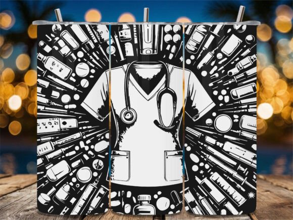 Nurse Uniform Stethoscope